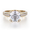 Michael M LOVE 18K White Gold Engagement Ring R457-2