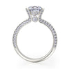 Michael M LOVE 18K White Gold Engagement Ring R457-2