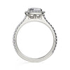 Michael M EUROPA Cushion Halo Diamond Engagement Ring R539S-1