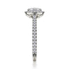 Michael M EUROPA Cushion Halo Diamond Engagement Ring R539S-1