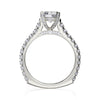 Michael M STELLA 18K White Gold Engagement Ring R655S-1