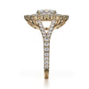 Michael M Europa 18K White Gold Diamond Engagement Ring R718-2