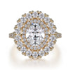 Michael M Europa 18K White Gold Diamond Engagement Ring R718-2