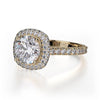 Michael M DEFINED 18K Yellow Gold Diamond Engagement Ring R737-1.5-OV