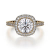 Michael M DEFINED 18K Yellow Gold Diamond Engagement Ring R737-1.5-OV