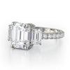 Michael M TRINITY 18K White Gold Engagement Ring R767-2.5