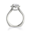 Michael M EUROPA 18K White Gold Diamond Engagement Ring R783-2