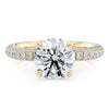 Michael M CROWN 18K White Gold Engagement Ring R787-2