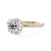 Michael M CROWN Round Center Diamond Engagement Ring R788-1.5