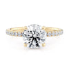 Michael M CROWN Round Center Diamond Engagement Ring R788-1.5