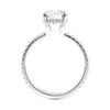 Michael M CROWN Round Center Diamond Engagement Ring R788-1.5