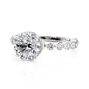 Michael M Crown Round Center Engagement Ring R790-2