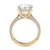 Michael M CROWN Round Center Diamond Engagement Ring R797-4