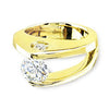 Gelin Abaci Tension 14K Yellow Gold Diamond Ring TR-052A