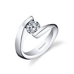 Gelin Abaci Tension Diamond Engagement Ring TR-273A