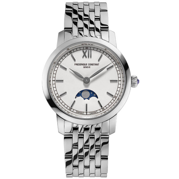 Frederique Constant Slimline Moonphase Women's Quartz Watch FC-206SW1S6B