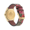 Gucci G-Timeless 38mm Canvas Pink Blooms Print Women's Watch YA1264038A