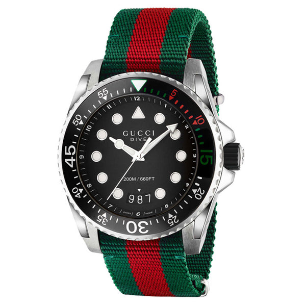 Gucci Dive 45mm Swiss Quartz Men's Watch YA136209A