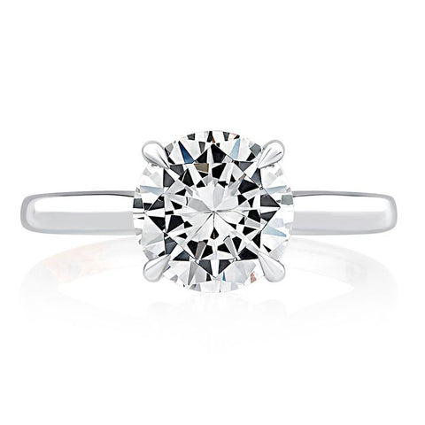 A.JAFFE 18K White Gold Solitaire Engagement Ring MECRD2543/108