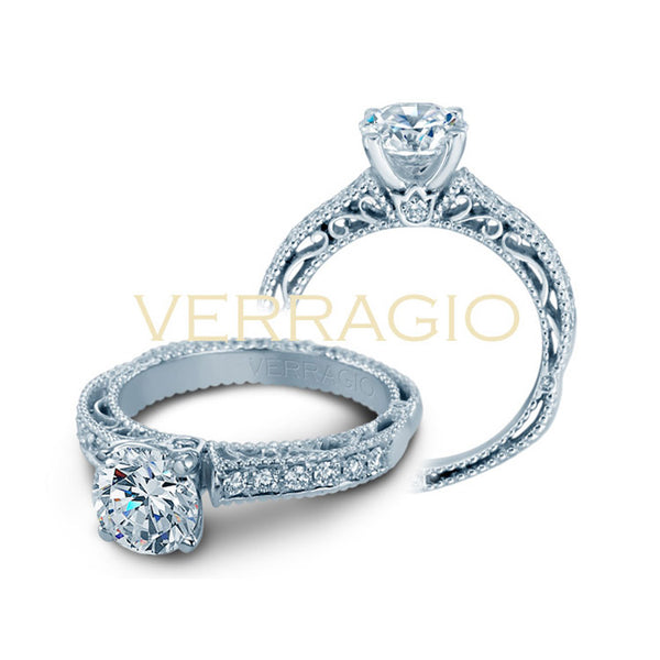 Verragio Round Brilliant-cut Diamond Engagement Ring VENETIAN-5001R