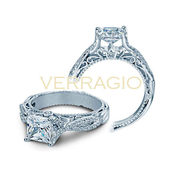 Verragio Princess-cut Center Diamond Engagement Ring VENETIAN-5003