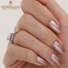 Verragio 18K White Gold Princess Center Diamond Engagement Ring VENETIAN-5007P