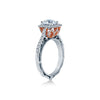 Verragio 18K White & Rose Gold Engagement Ring VENETIAN-5061CU-TT