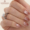 Verragio 18K White & Rose Gold Engagement Ring VENETIAN-5061CU-TT