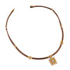 ALOR Petra Gold Chocolate Cable Diamond Necklace 08-55-3155-11