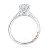 A.JAFFE Round Cut Diamond Split Shank Crossover Engagement Ring MECRD2545/167