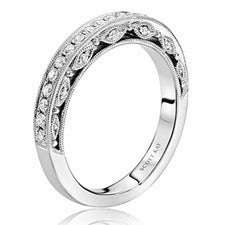 Scott Kay Dream 19K White Gold Diamond Wedding Band B1860R310