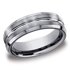 Benchmark Tungsten 7mm Men's Wedding Band CF67439TG