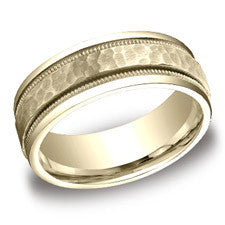 Benchmark Yellow Gold Men's Wedding Band CFYB158309YG