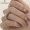 Verragio Double Row Halo Diamond Engagement Ring COUTURE-0425R-TT