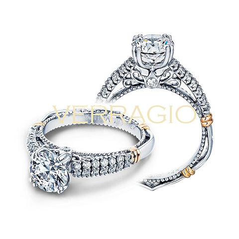 Verragio Round Center Diamond Engagement Ring PARISIAN-115