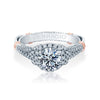 Verragio Parisian Halo Split Band Diamond Engagement Ring PARISIAN-117R