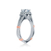 Verragio Parisian Halo Split Band Diamond Engagement Ring PARISIAN-117R