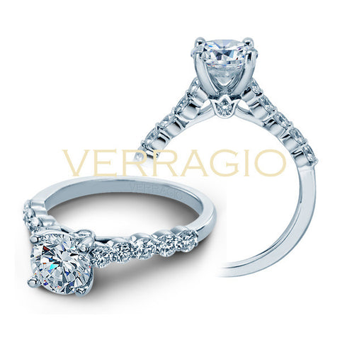 Verragio Joint-prong Set Round Brilliant Diamonds Engagement Ring COUTURE-0410SR