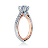 Verragio Two-Tone Diamond Engagement Ring COUTURE-0452R-2WR
