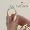 Verragio Two-Tone Diamond Engagement Ring COUTURE-0452R-2WR