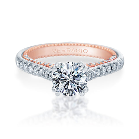 Verragio Two-Tone Diamond Engagement Ring COUTURE-0452R-2WR