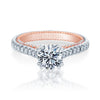 Verragio Two-Tone Diamond Engagement Ring COUTURE-0452R-2WR