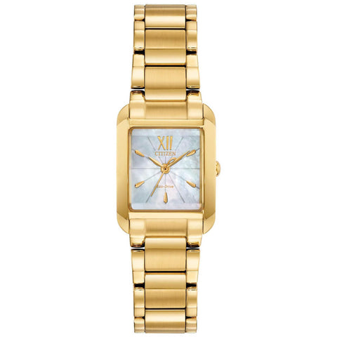 Citizen Bianca Yellow Gold-Tone Eco-Drive Ladies Watch EW5552-53D