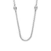 Tacori 18K White Gold Diamond Half Moon Crescent Chain FC100-16