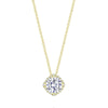 Tacori Dantela Bloom Round Center Diamond Pendant FP6438