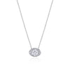 Tacori 17" Horizontal Oval Bloom Diamond Necklace FP811HRDOV65