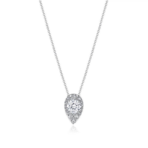 Tacori 17" Pear Bloom Diamond Necklace FP811SRDPS65