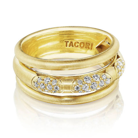 Tacori 18K Yellow Gold 360° Stacked Ring FR816SY