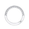 Tacori Petite Crescent Ladies Platinum Diamond Wedding Band HT254515B34