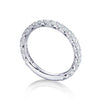 Tacori Petite Crescent Ladies Platinum Diamond Wedding Band HT254515B34